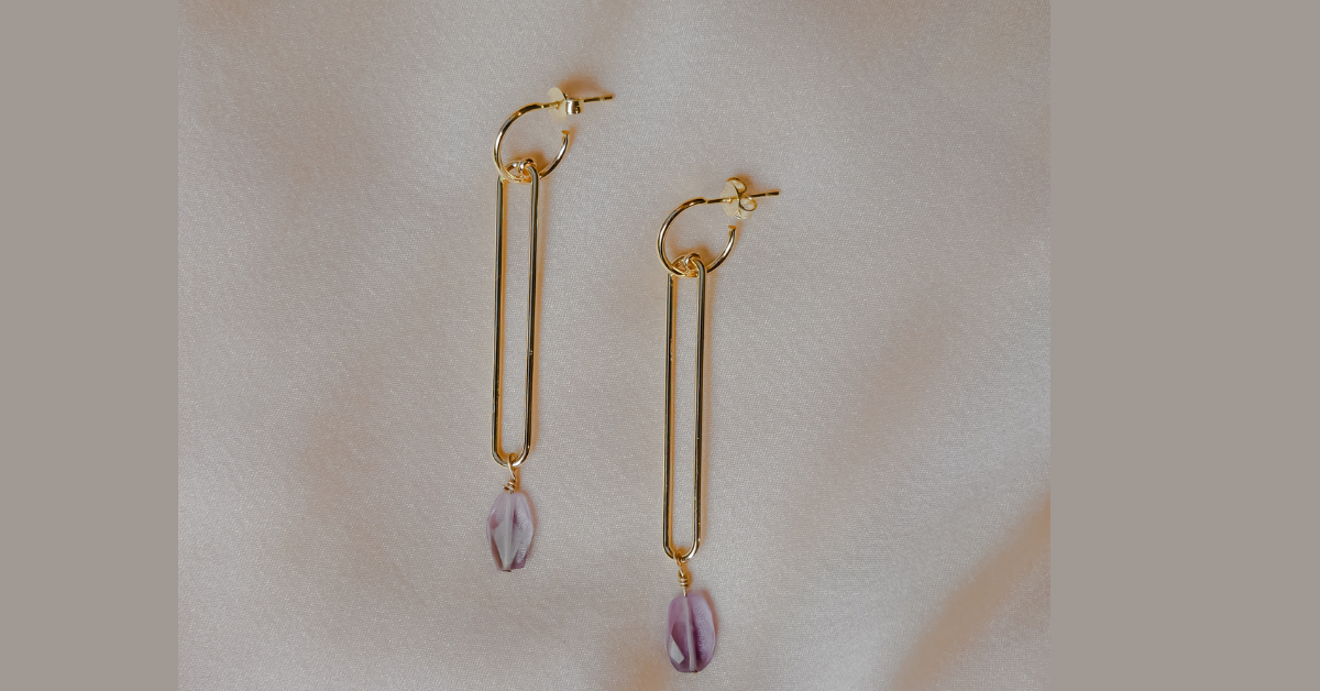 rose gold Earrings 