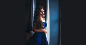 Anastasia's Gorgeous Blue Dress